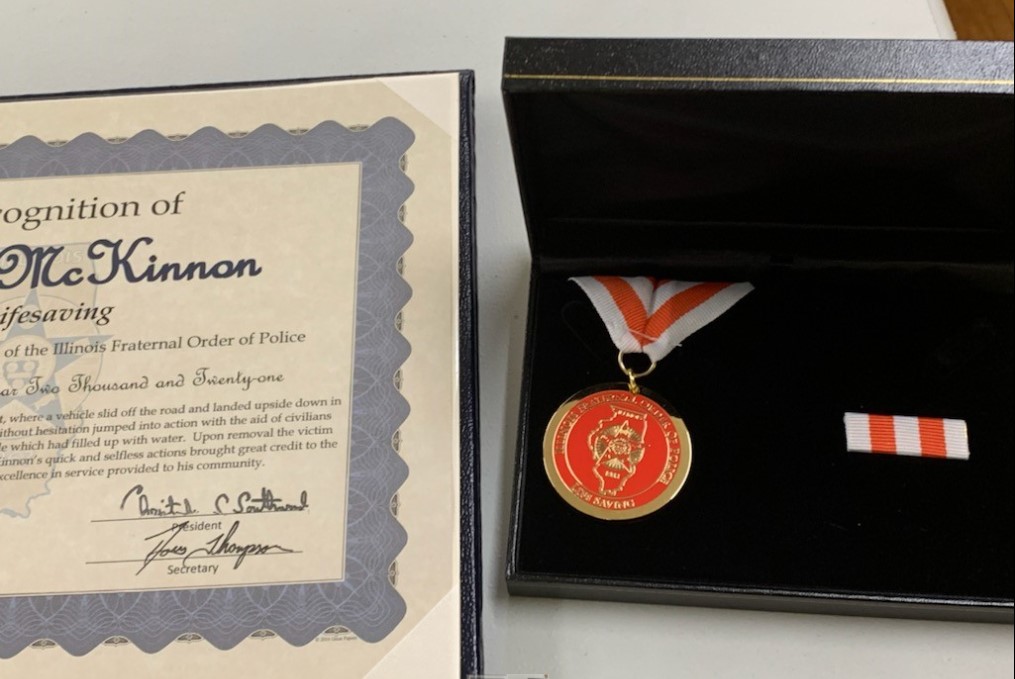 Illinois FOP lifesaving award